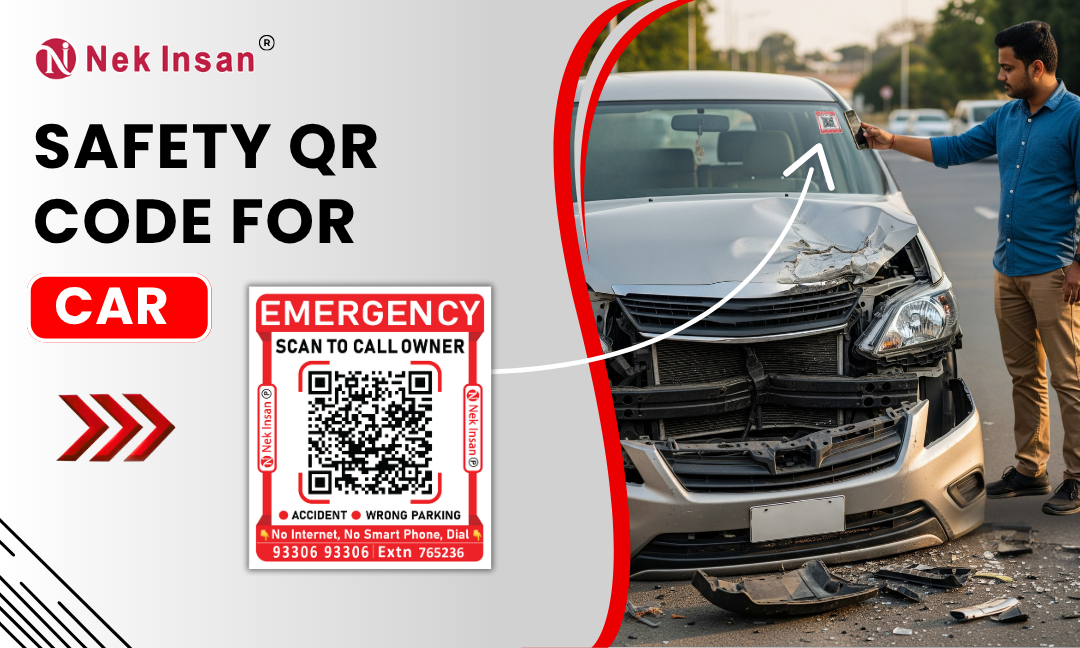 Safety QR Code for Car: NekInsan Safety QR