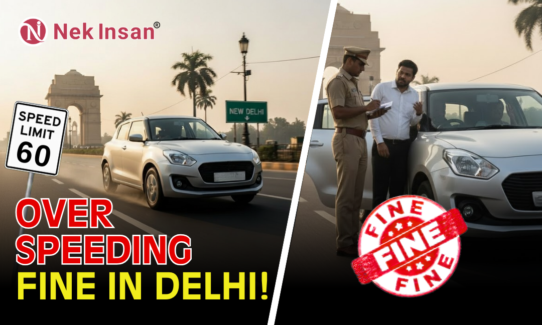 Overspeeding Fine in Delhi