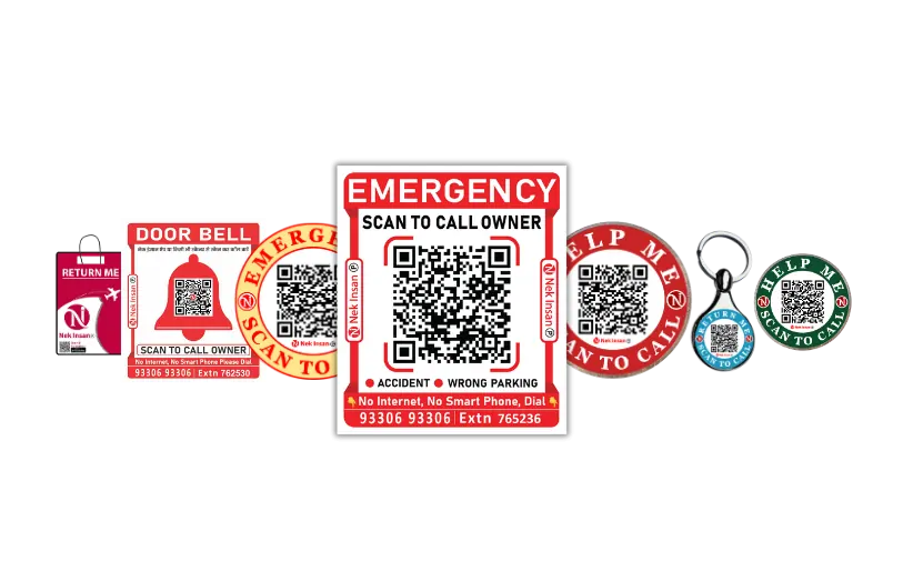 Emergency QR Car Bike